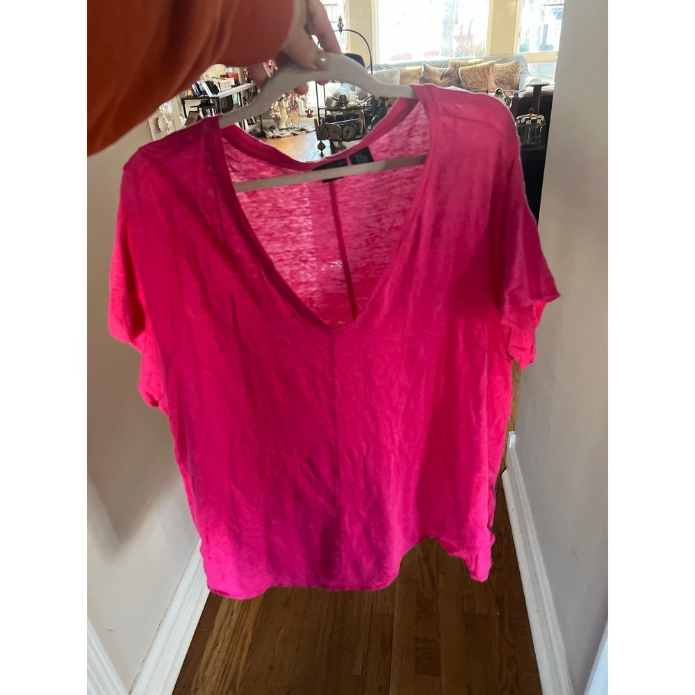 Tahari pink short sleeve 3xL shirt
